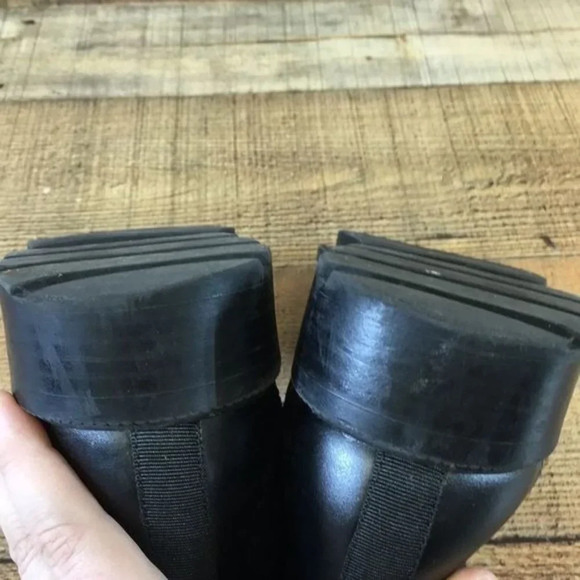 Zara Black Chelsea Boots Womens 37 Slip On Ankle‎ Booties - Picture 9 of 10